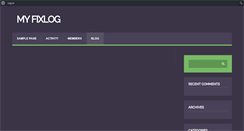 Desktop Screenshot of myfixlog.com